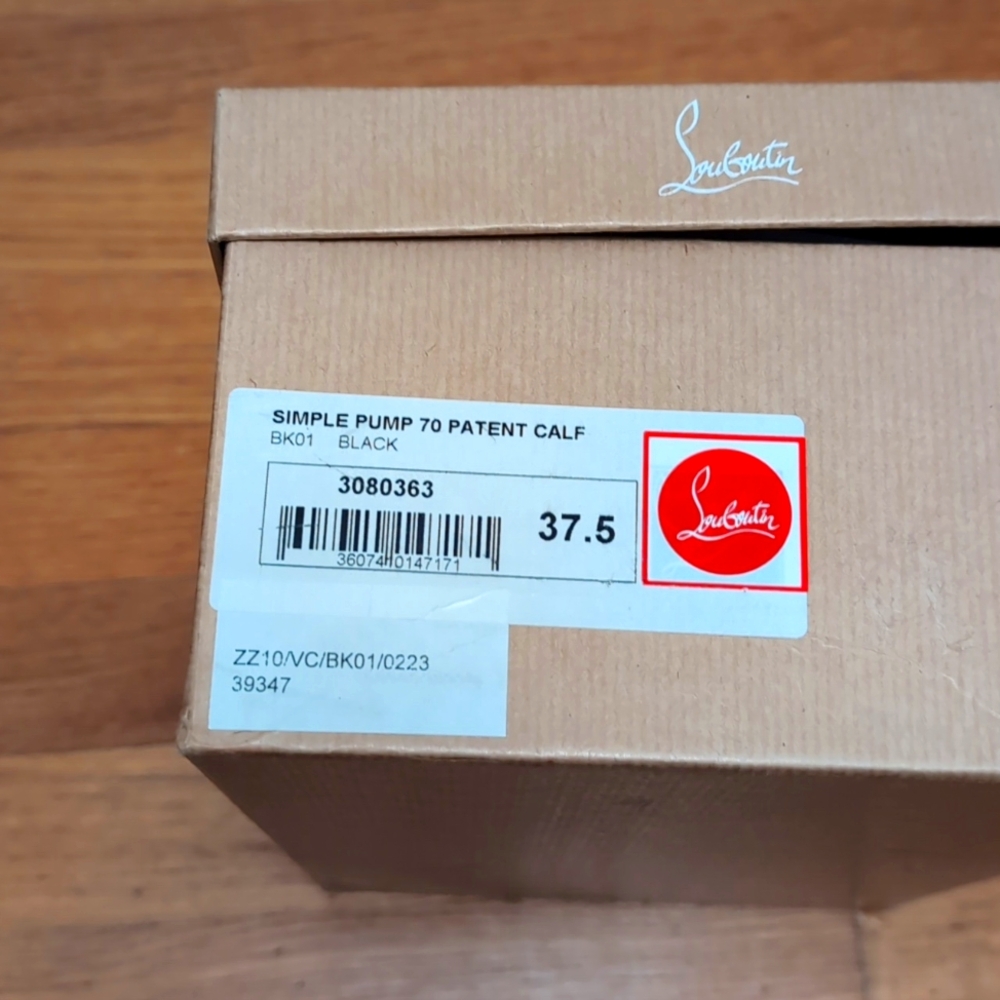 Christian Louboutin simple pumps 70mm - Picture 4 of 4
